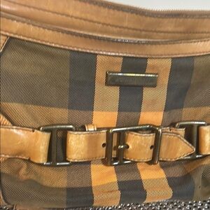 Plaid Tan and Brown Women's Bag